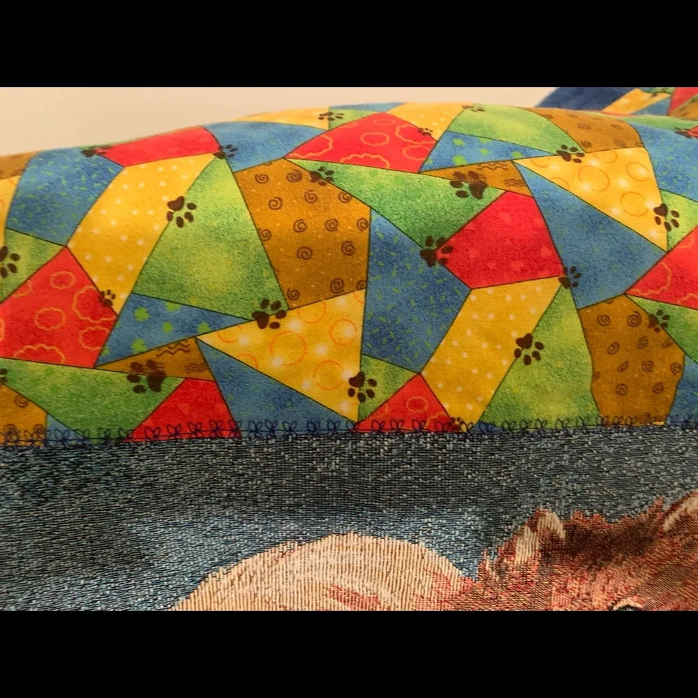 Pomeranian baby blanket. Or can use as a tapestry. Also dog blanket.